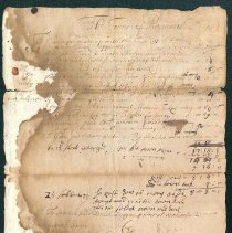 1679 Portsmouth expenses include furnishings for school house and trip to Boston to deliver votes.